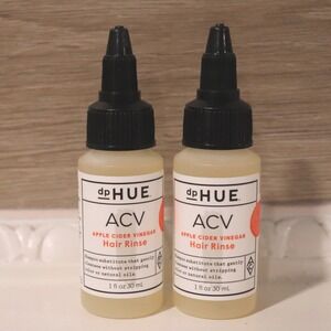 dpHUE ACV Apple Cider Vinegar Hair Rinse 2 x 1 fl oz NEW